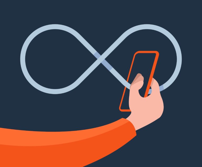 Phone Infinity Image | Clout Marketing | Perth Marketing Agency |