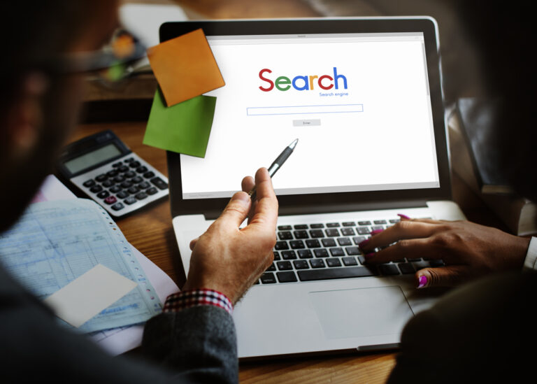 Search Laptop Image | Clout Marketing | Perth Marketing Agency |